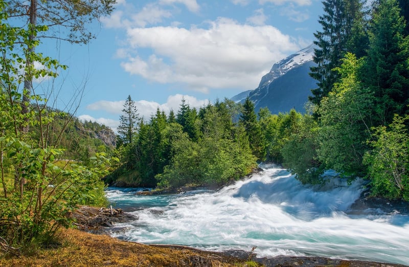 Mythical waterfalls